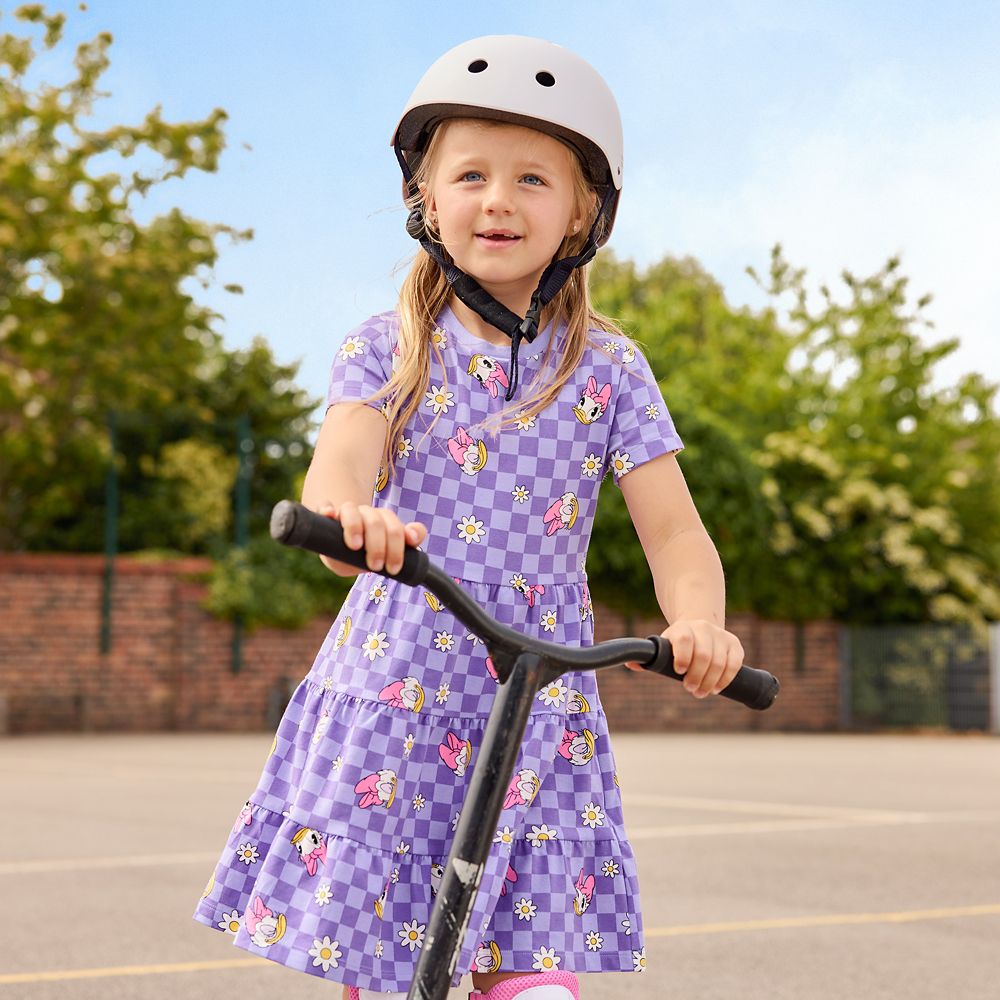 Daisy Duck Checkered Dress for Girls
