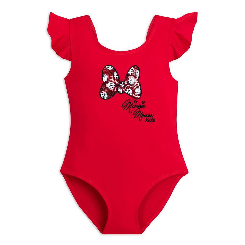 Minnie Mouse Leotard and Tutu Set for Girls - Red