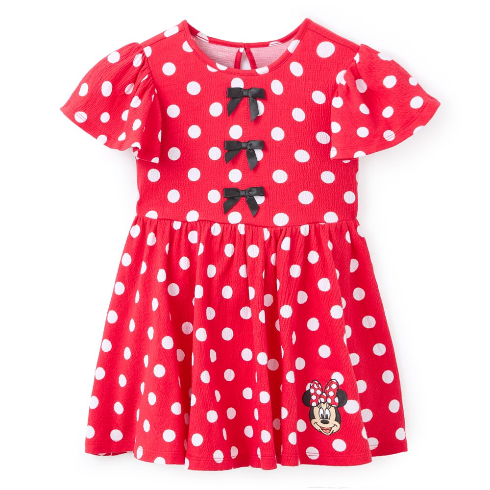 Minnie Mouse Dress for Girls - Red