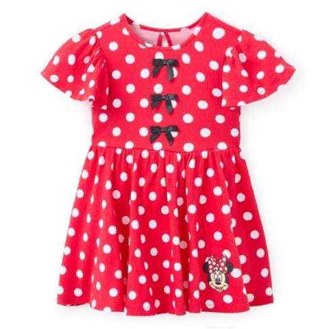 Disney Minnie Mouse Dress for Girls – Red