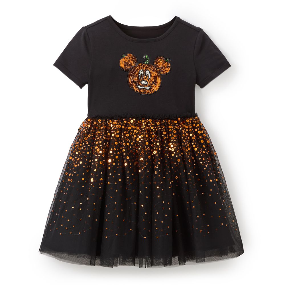 Mickey Mouse Halloween Pumpkin Dress for Girls
