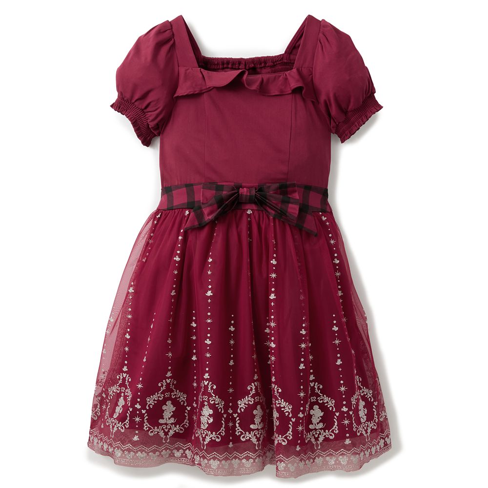 Mickey and Minnie Mouse Holiday Dress for Girls by Her Universe