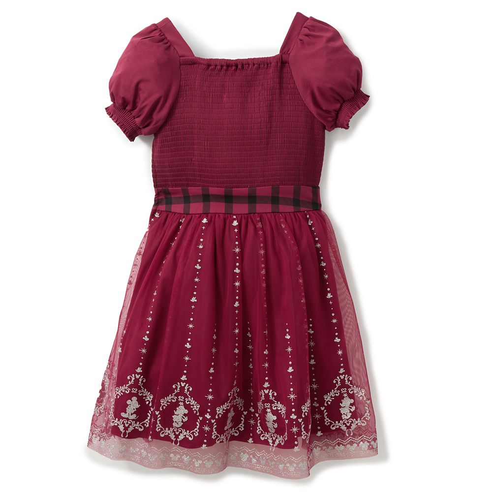 Mickey and Minnie Mouse Holiday Dress for Girls by Her Universe