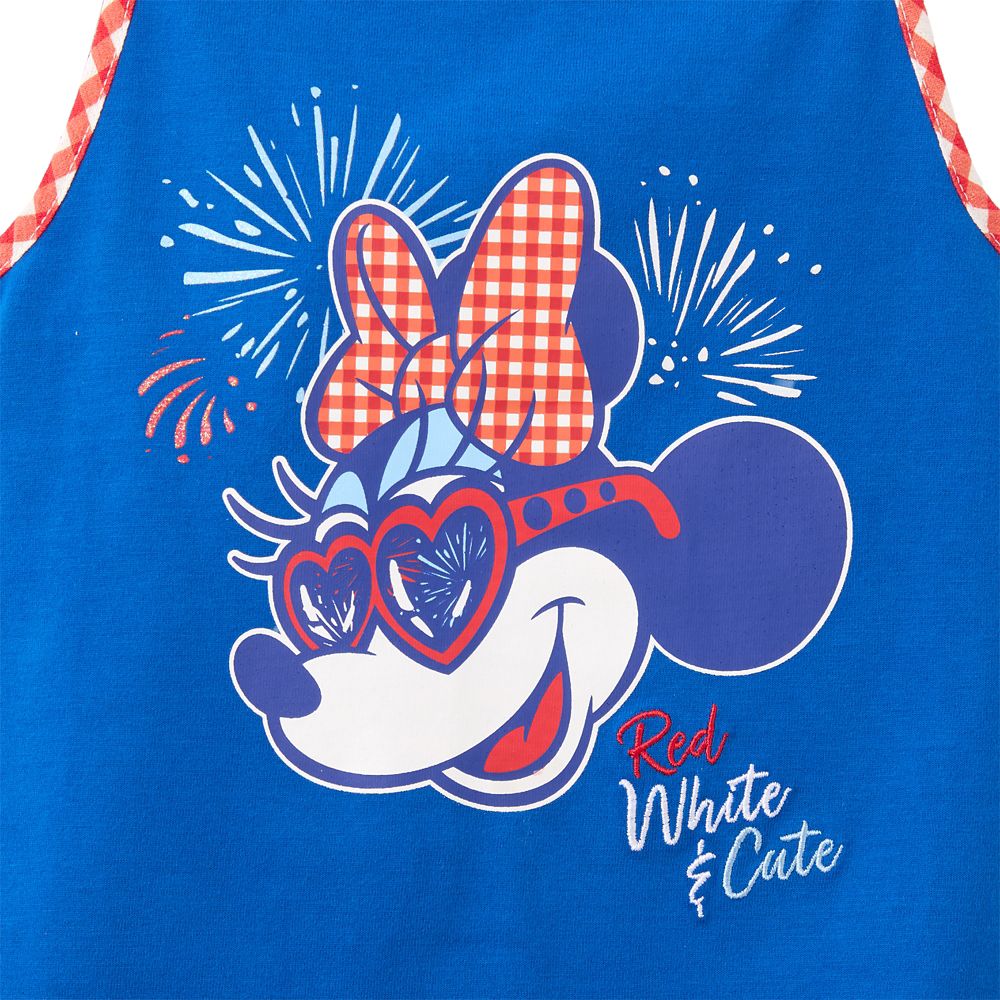 Minnie Mouse Americana Tank Top and Shorts Set for Girls