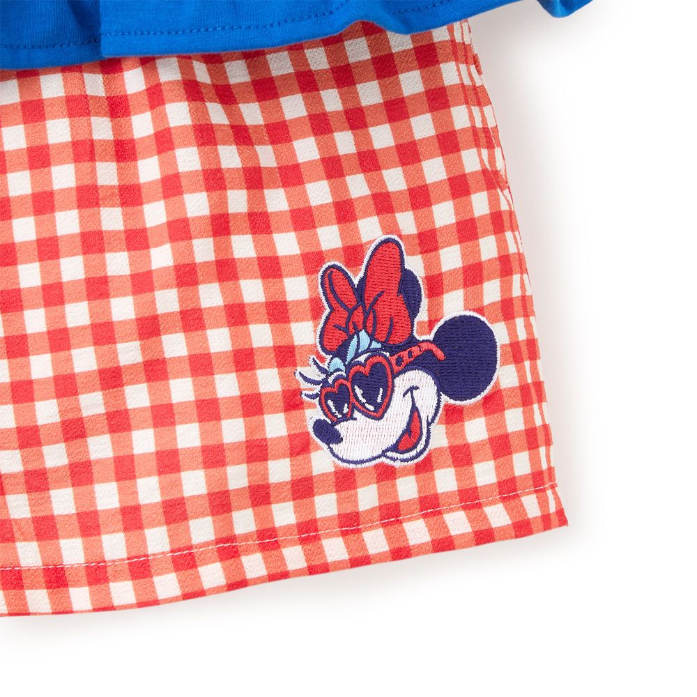 Minnie Mouse Americana Tank Top and Shorts Set for Girls