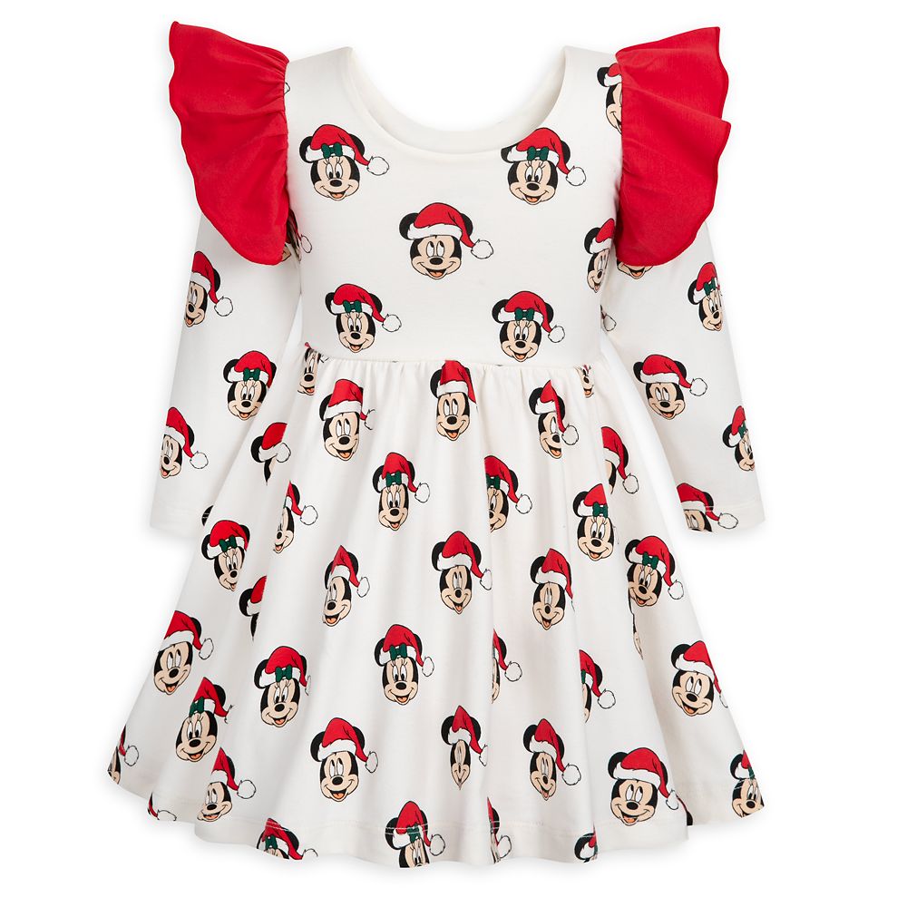 Mickey and Minnie Mouse Holiday Dress for Toddlers by monica + andy