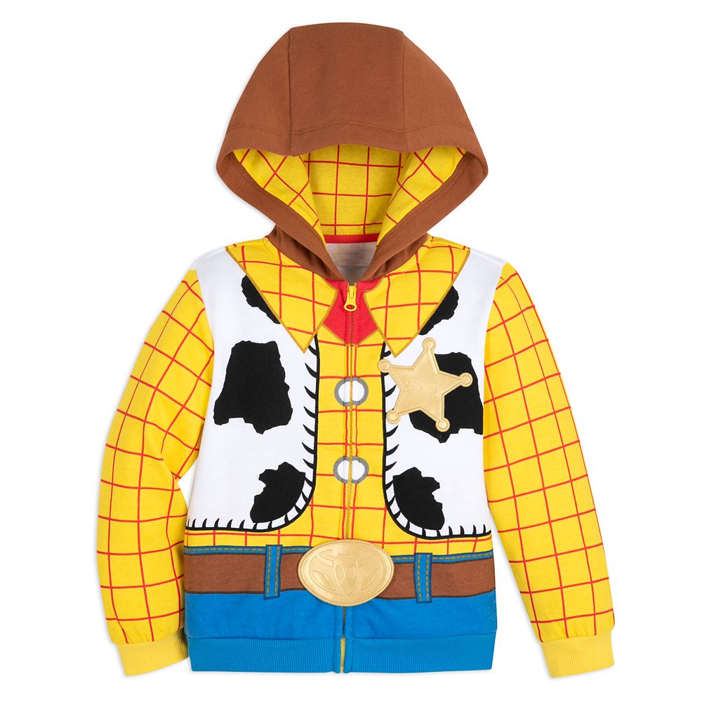 Woody Costume Zip Hoodie for Kids – Toy Story