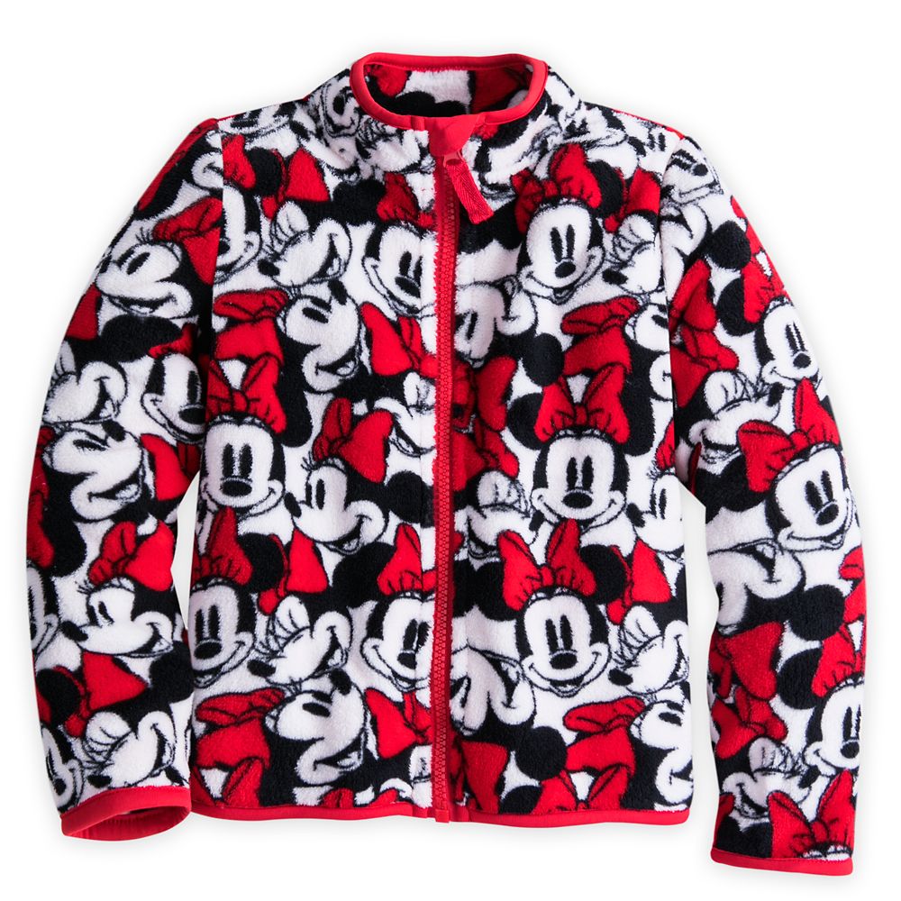 Minnie Mouse Zip Fleece Jacket for Girls Official shopDisney