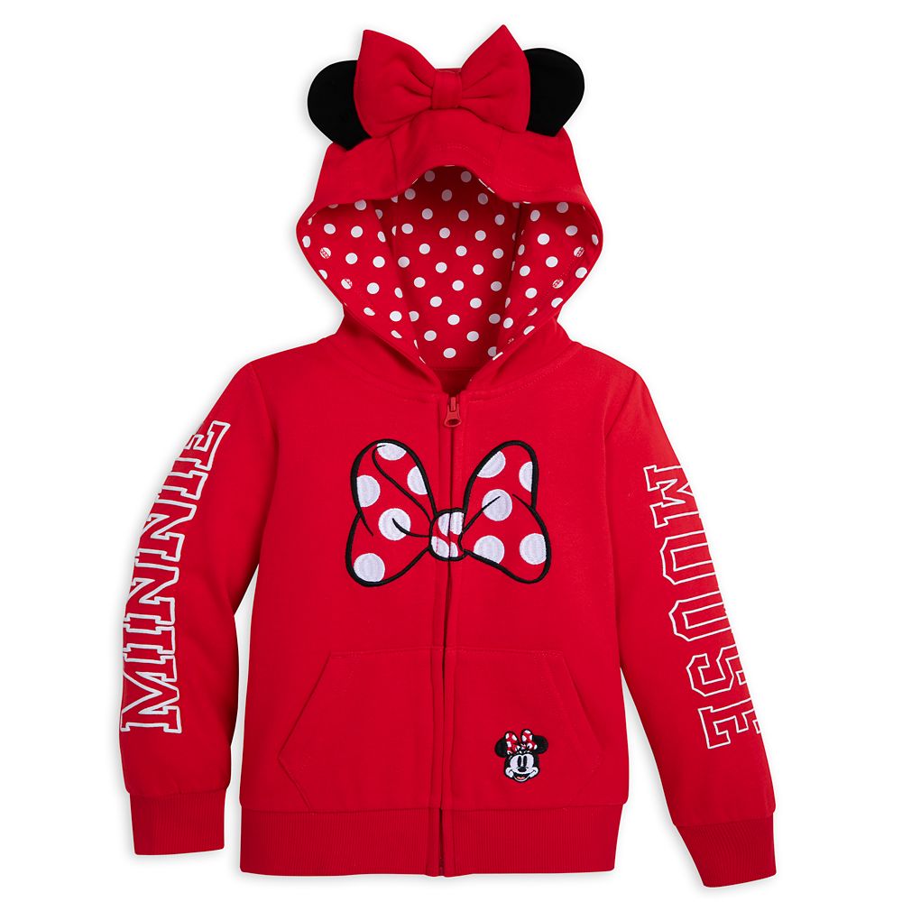 Minnie Mouse Zip Hoodie for Girls