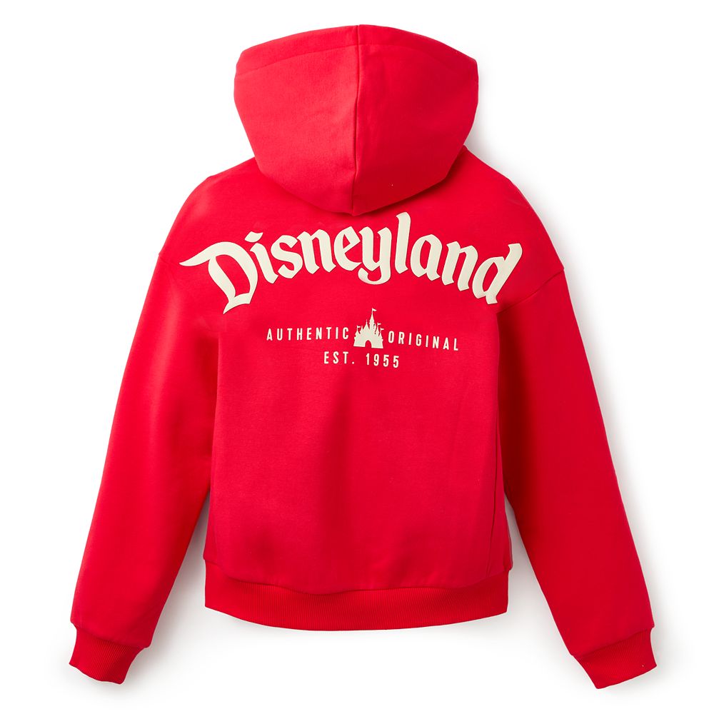 Disneyland Logo Zip Hoodie for Kids Red