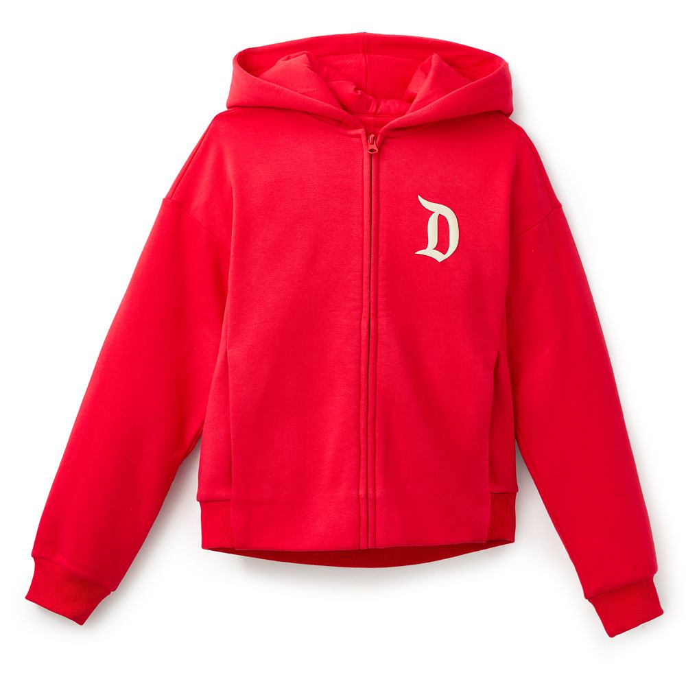 Disneyland Logo Zip Hoodie for Kids &ndash; Red