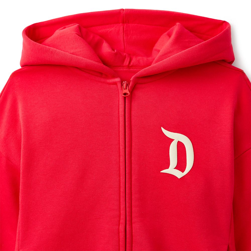 Disneyland Logo Zip Hoodie for Kids &ndash; Red