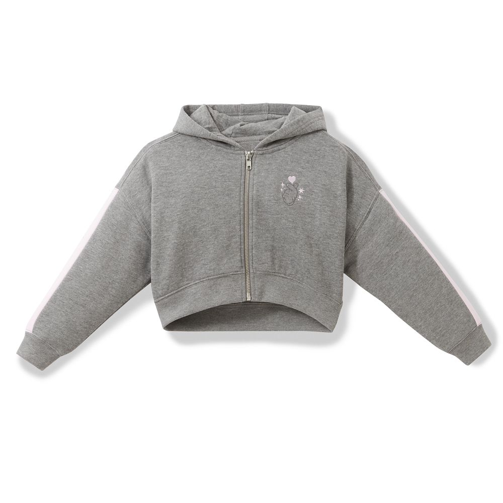 Mickey Mouse Cropped Zip Hoodie for Girls