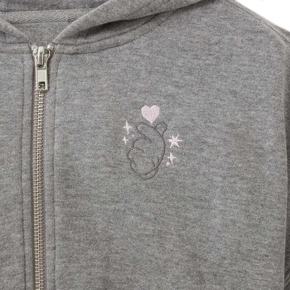 Mickey Mouse Cropped Zip Hoodie for Girls