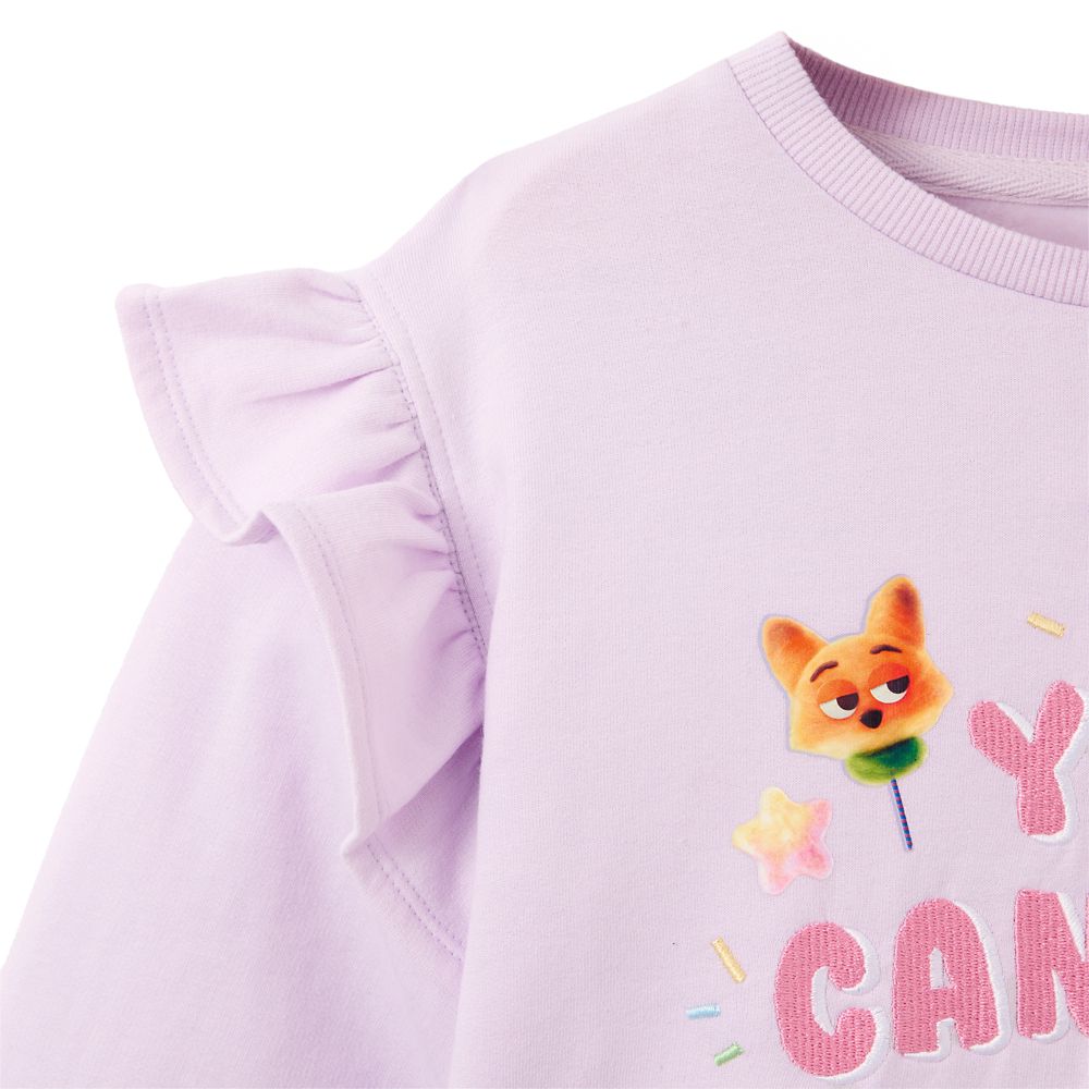 Zootopia Ruffled Fleece Pullover Sweatshirt for Kids