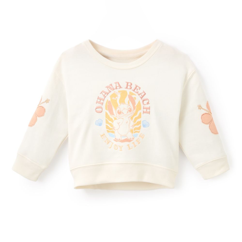 Stitch Surf Pullover Sweatshirt for Girls &ndash; Lilo & Stitch