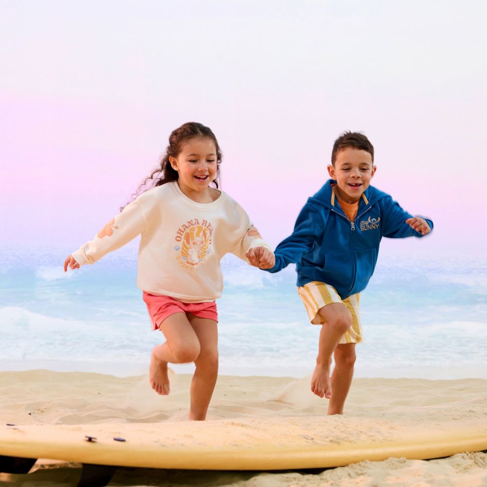 Stitch Surf Pullover Sweatshirt for Girls &ndash; Lilo & Stitch