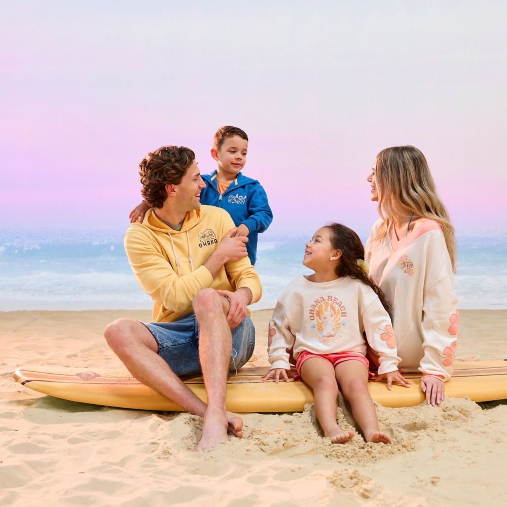 Stitch Surf Pullover Sweatshirt for Girls &ndash; Lilo & Stitch