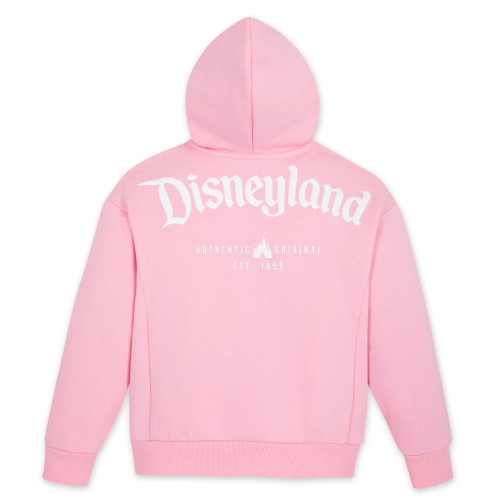 Disneyland Logo Zip Hoodie for Girls &ndash; Pink