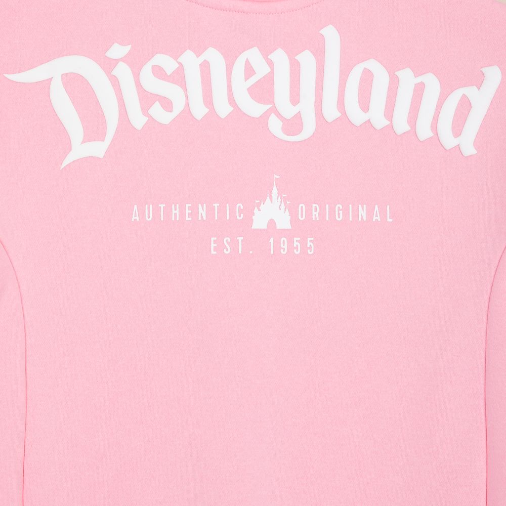 Disneyland Logo Zip Hoodie for Girls &ndash; Pink