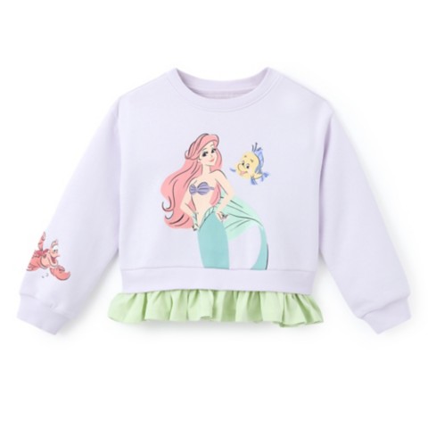 Детские худи Disney Ariel Pullover Sweatshirt for Girls – The Little Mermaid