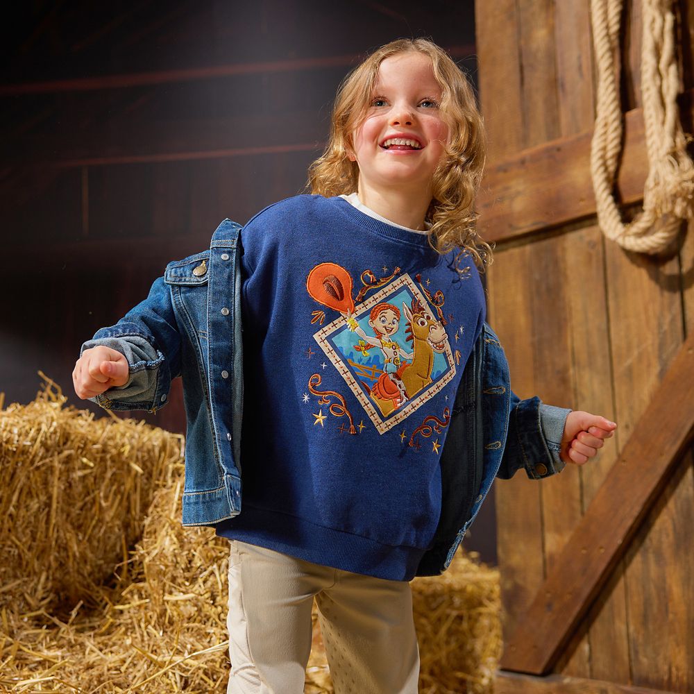 Jessie and Bullseye Pullover Sweatshirt for Girls &ndash; Toy Story 5