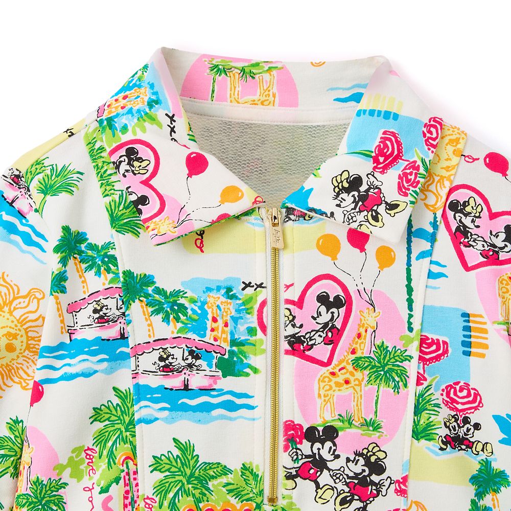 Mickey and Minnie Mouse Eleni Half-Zip Pullover for Kids by Lilly Pulitzer &ndash;&nbsp;Disney Parks