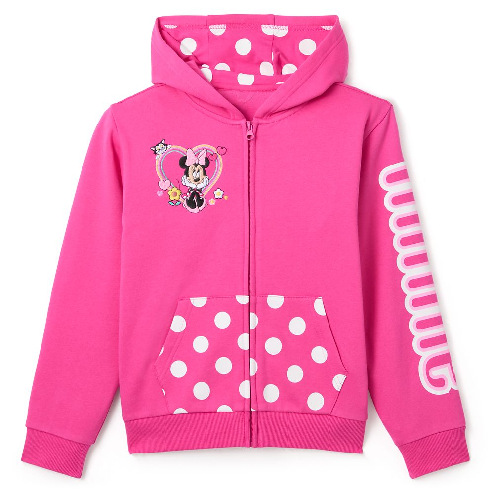 Minnie Mouse and Figaro Zip Hoodie for Kids Official shopDisney