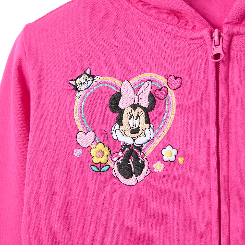 Minnie Mouse and Figaro Zip Hoodie for Kids