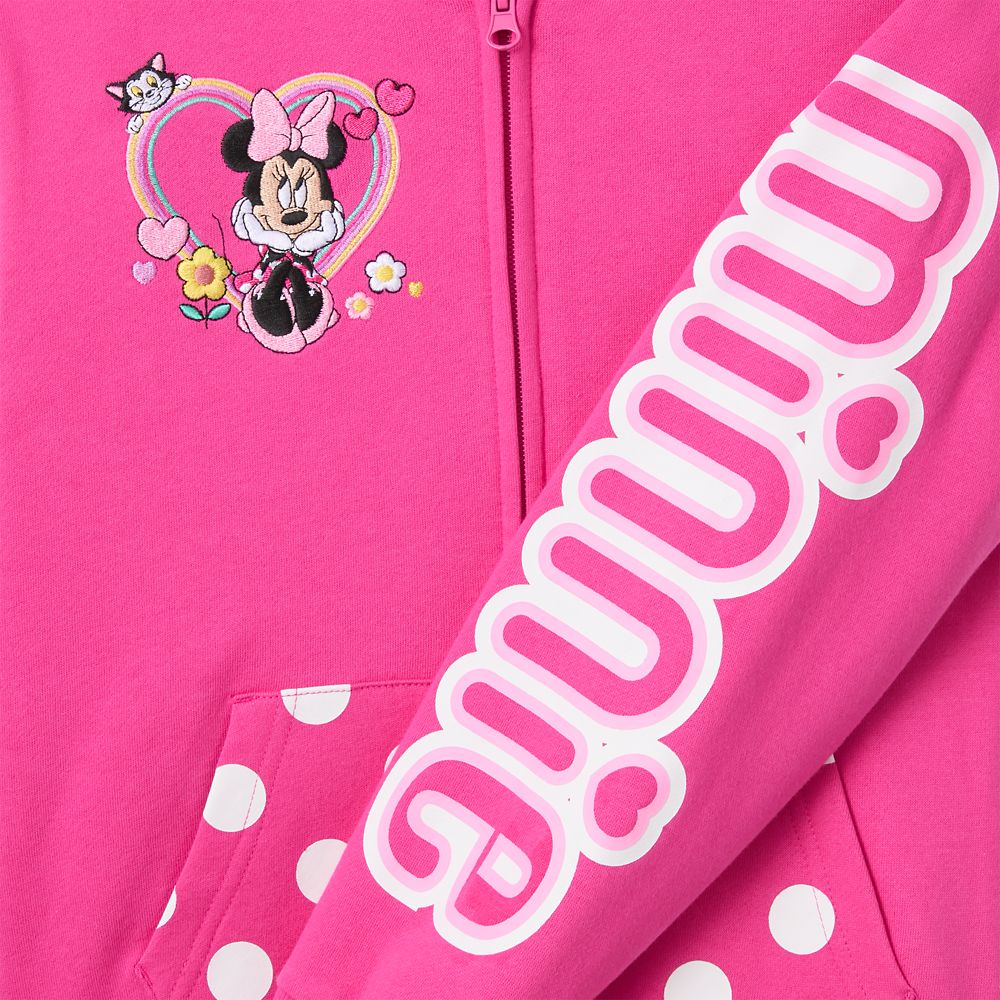 Minnie Mouse and Figaro Zip Hoodie for Kids