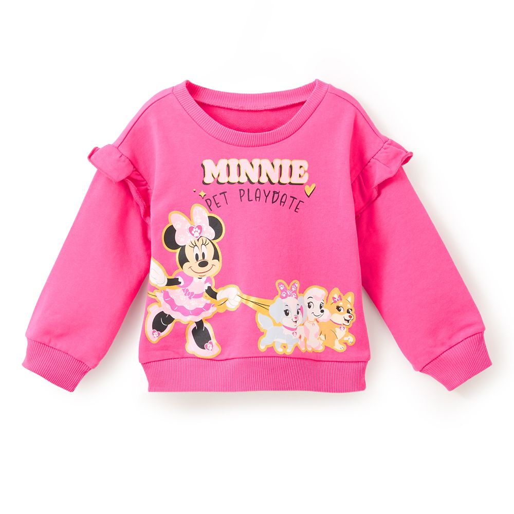 Minnie Mouse ''Pet Playdate'' Pullover Sweatshirt for Toddlers
