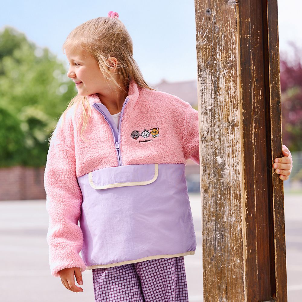 The Aristocats 1/2 Zip Pullover Top for Kids