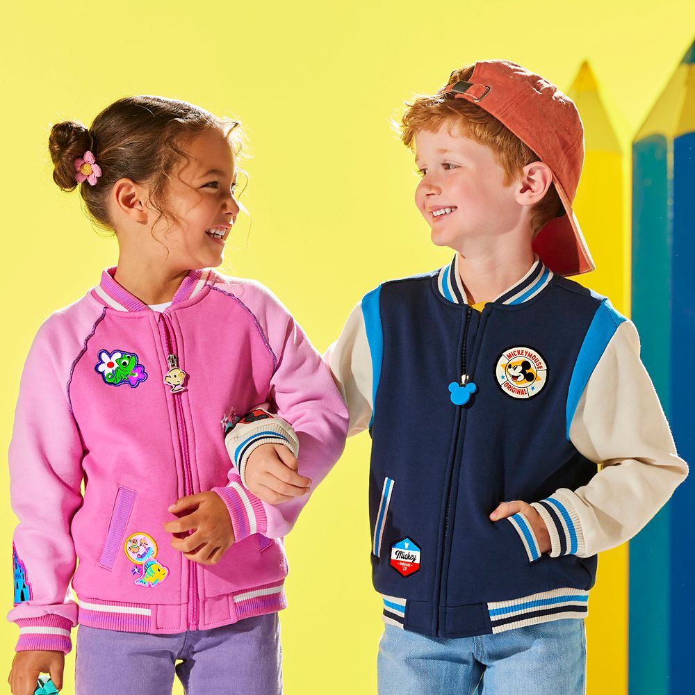 Mickey Mouse ''Burbank '28'' Varsity Jacket for Kids