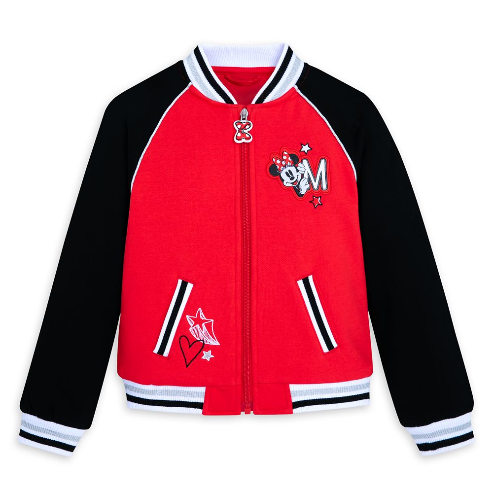 Minnie Mouse Varsity Jacket for Kids Official shopDisney