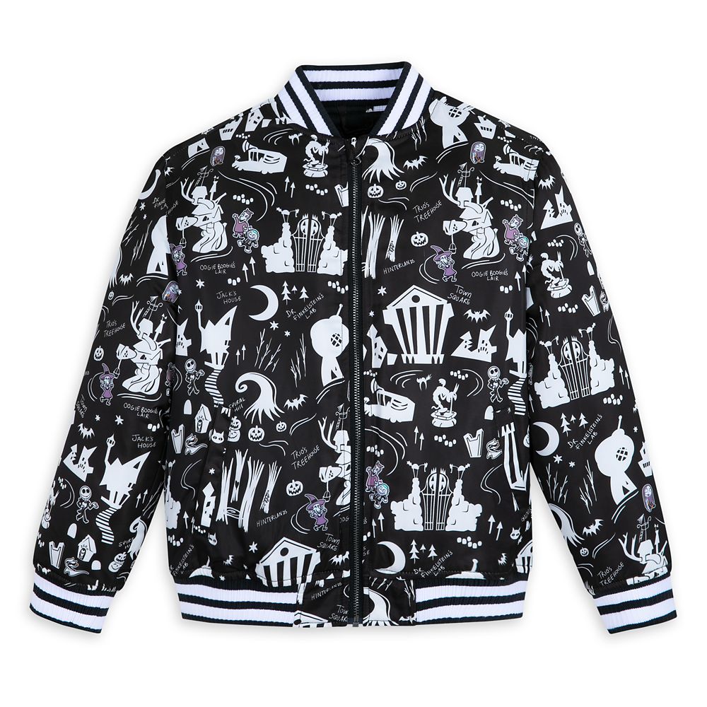 The Nightmare Before Christmas Varsity Jacket for Kids