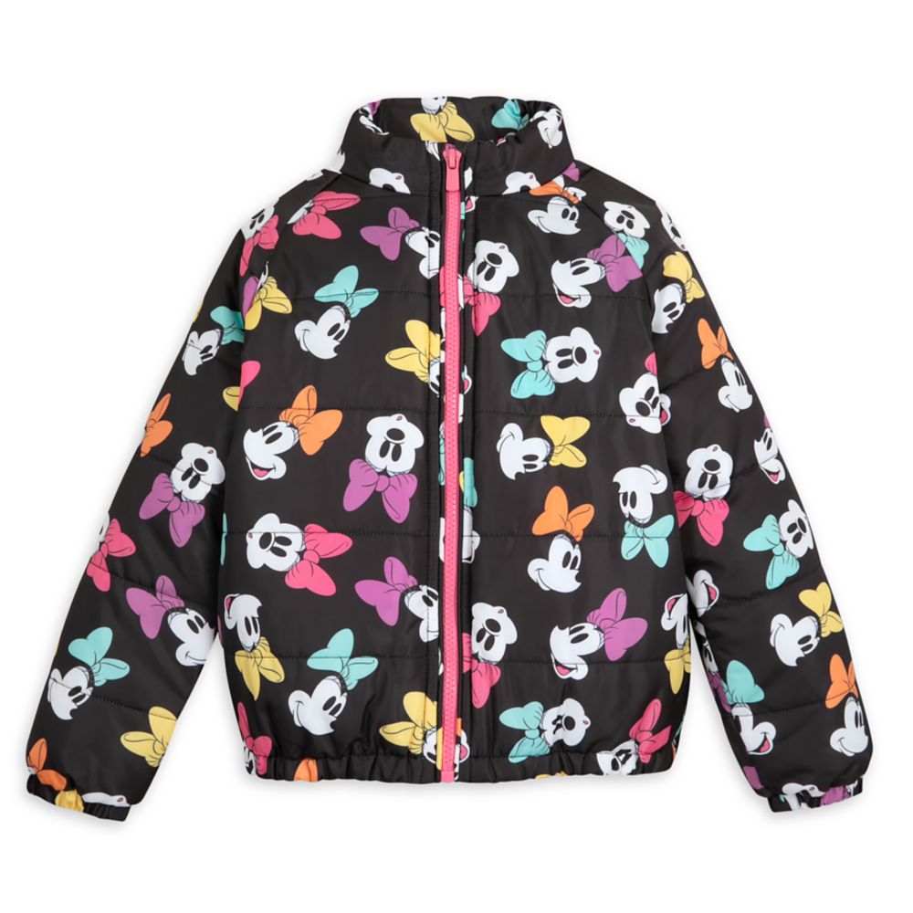 Minnie Mouse Puffer Jacket for Girls Official shopDisney