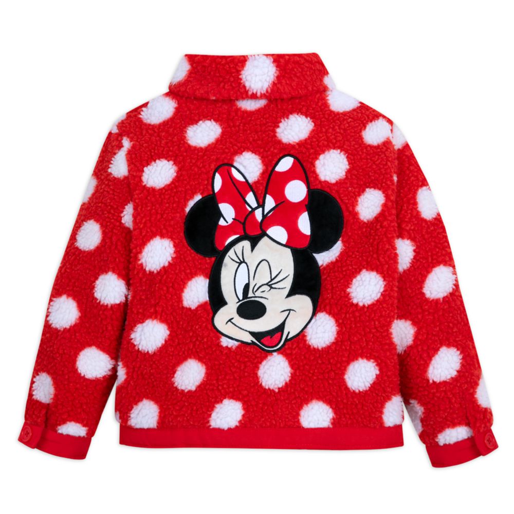 Minnie Mouse Polka Dot Fleece Jacket for Kids Official shopDisney