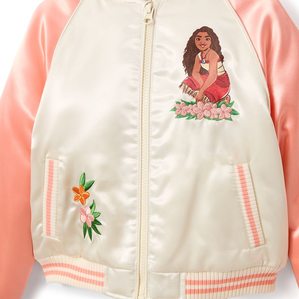 Moana Varsity Jacket for Girls &ndash; Personalized