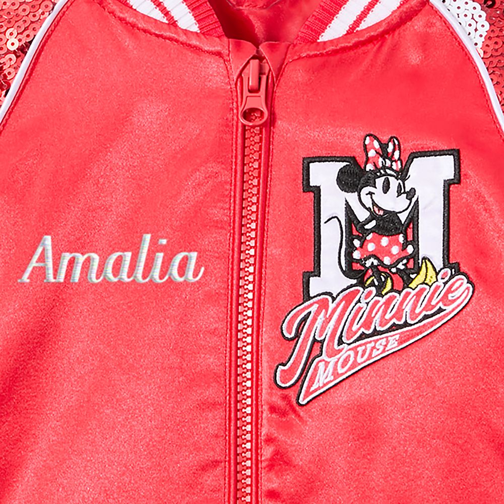 Minnie Mouse Varsity Jacket for Girls