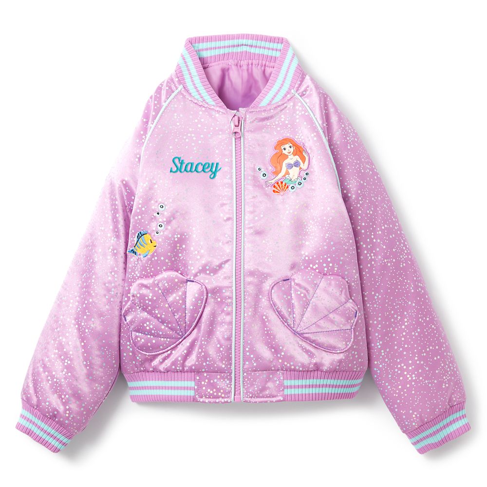 Ariel Varsity Jacket for Girls – The Little Mermaid