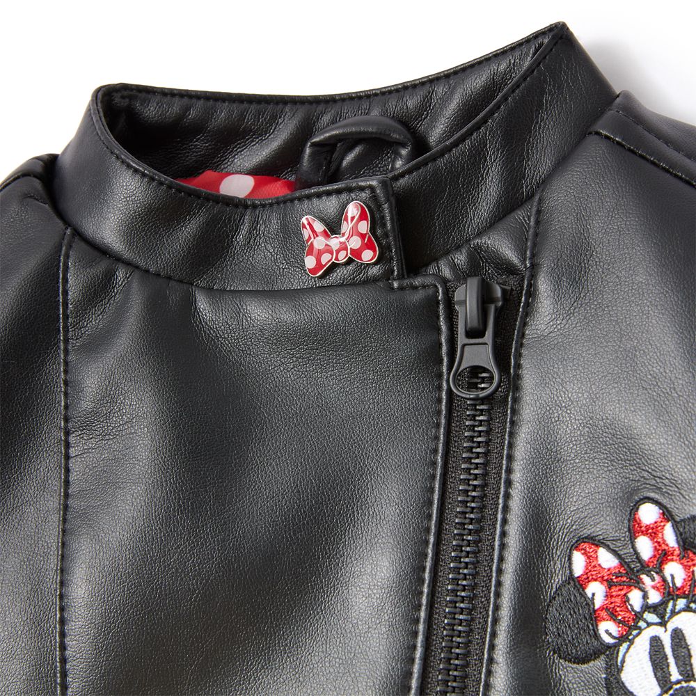 Minnie Mouse Faux Leather Jacket for Kids
