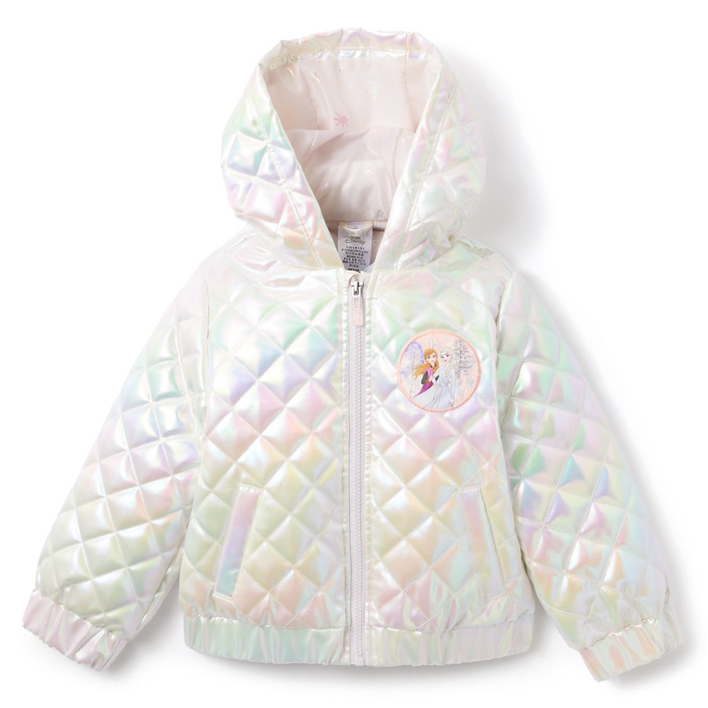 Frozen Quilted Zip Hoodie for Kids