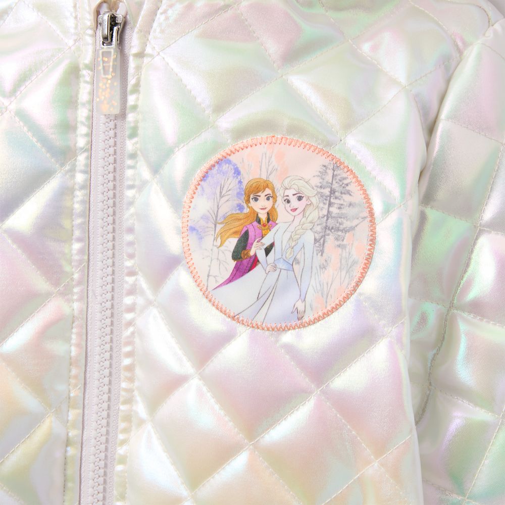 Frozen Quilted Zip Hoodie for Kids