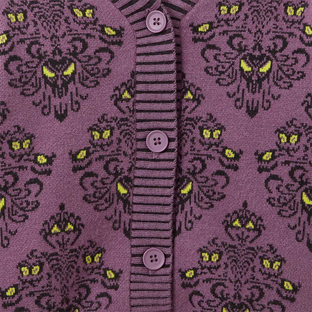The Haunted Mansion Wallpaper Knit Cardigan for Girls