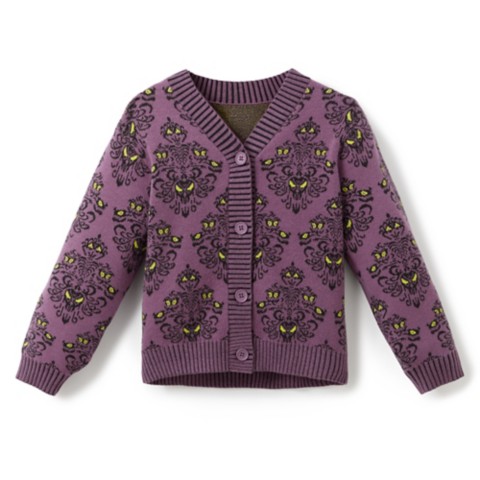 Детские кардиганы Disney The Haunted Mansion Wallpaper Knit Cardigan for Girls