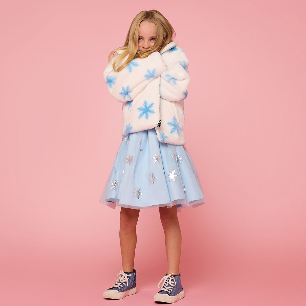 Elsa Faux Fur Reversible Jacket for Girls &ndash; Frozen