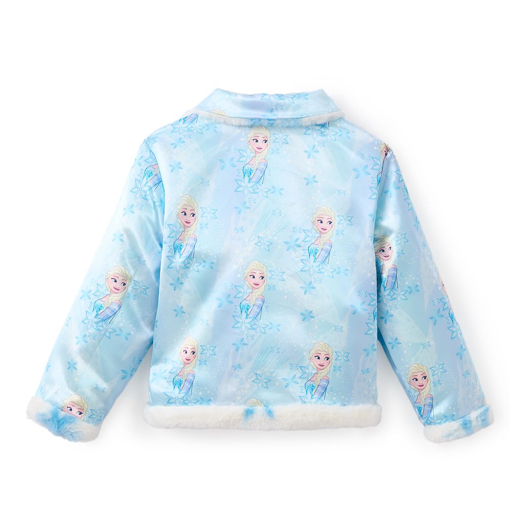 Elsa Faux Fur Reversible Jacket for Girls &ndash; Frozen