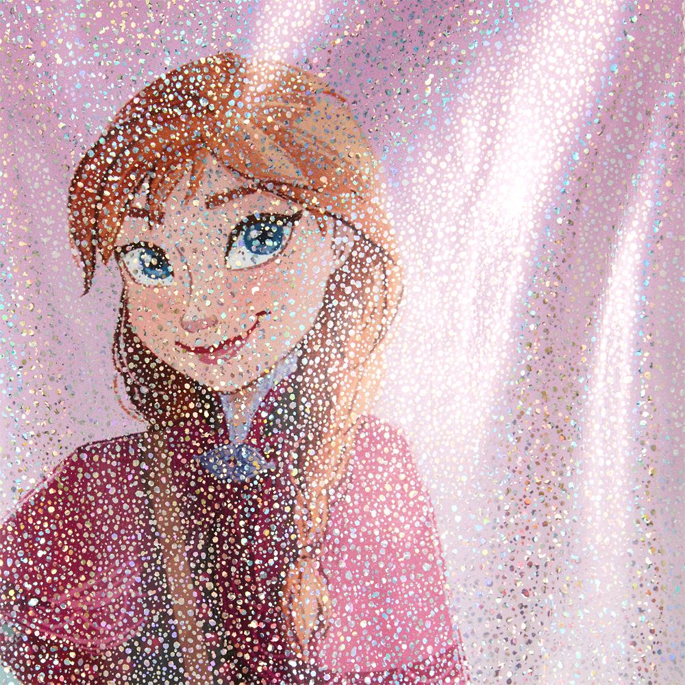 Anna and Elsa Glitter Rain Jacket for Girls &ndash; Frozen