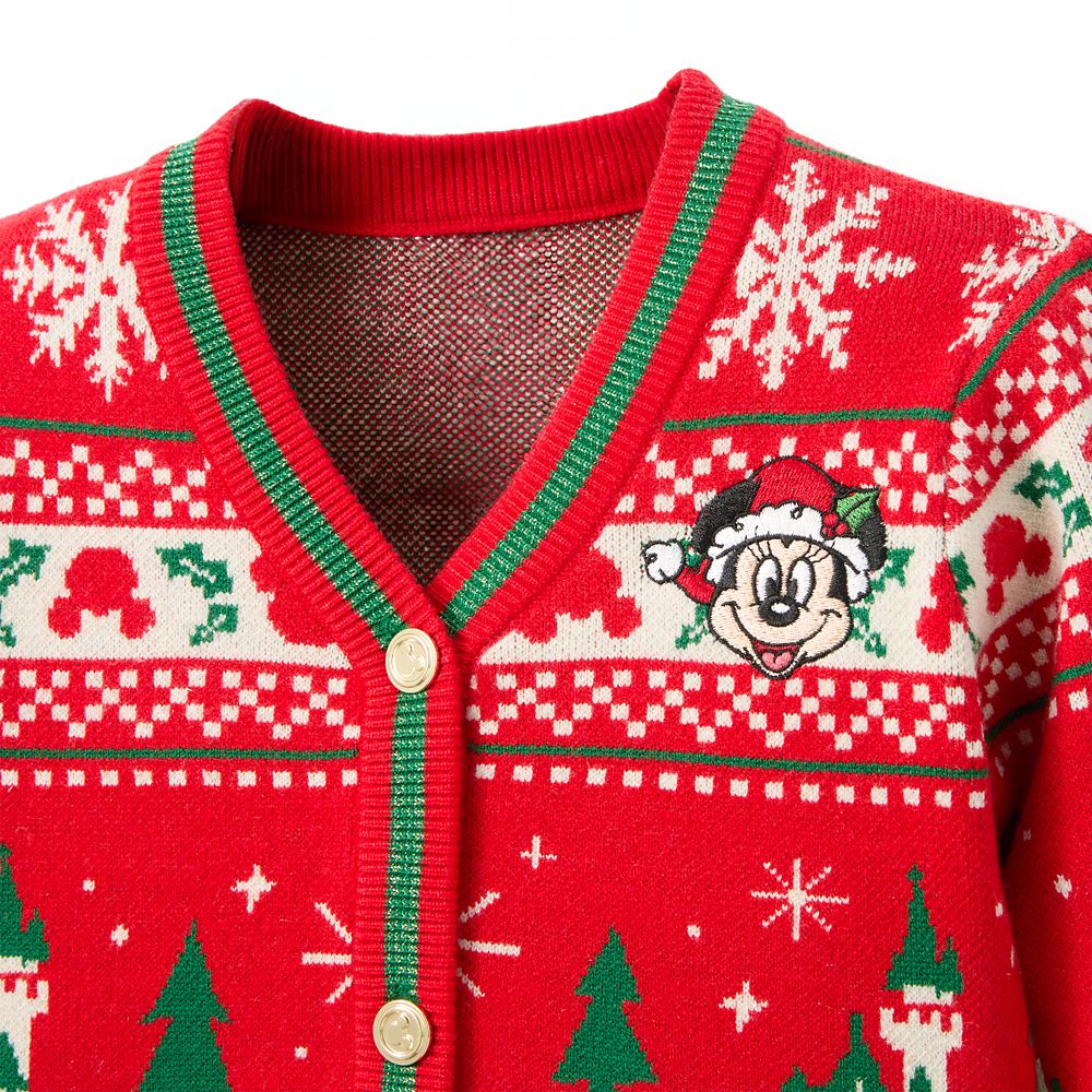 Minnie Mouse Holiday Cardigan for Girls