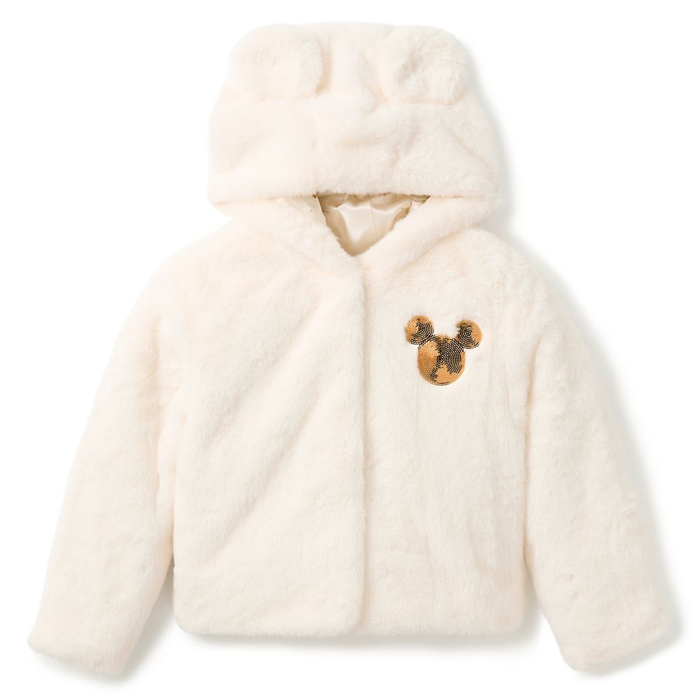 Mickey Mouse Faux Fur Holiday Coat for Kids Official shopDisney